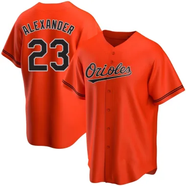 Blaze Alexander Youth Replica Baltimore Orioles Orange Alternate Jersey