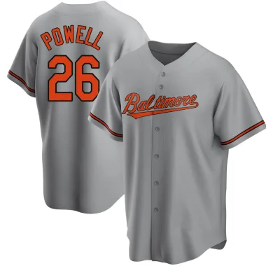 Boog Powell Men's Replica Baltimore Orioles Gray Road Jersey