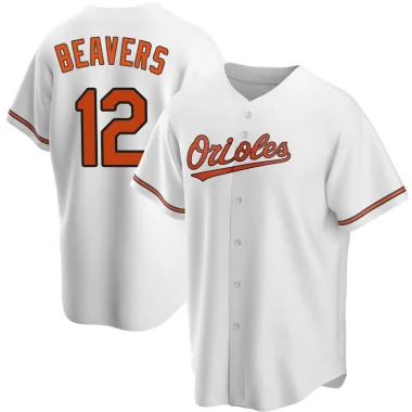 Dylan Beavers Youth Replica Baltimore Orioles White Home Jersey