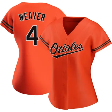 Earl Weaver Women's Authentic Baltimore Orioles Orange Alternate Jersey