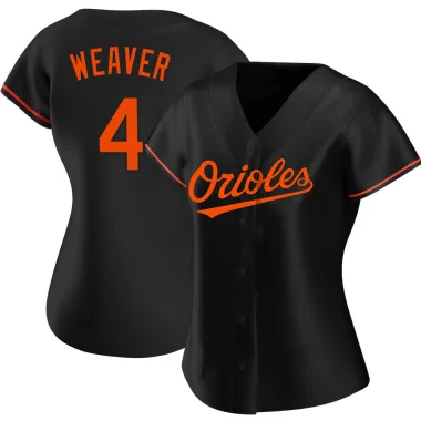 Earl Weaver Women's Replica Baltimore Orioles Black Alternate Jersey