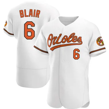 Paul Blair Men's Authentic Baltimore Orioles White Home Jersey