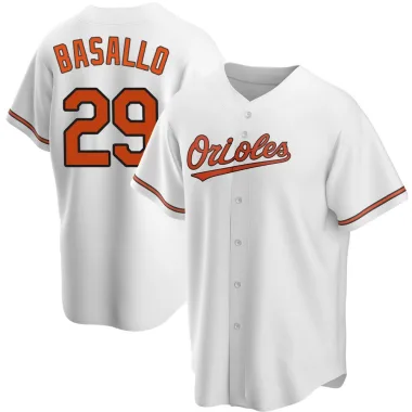 Samuel Basallo Youth Replica Baltimore Orioles White Home Jersey